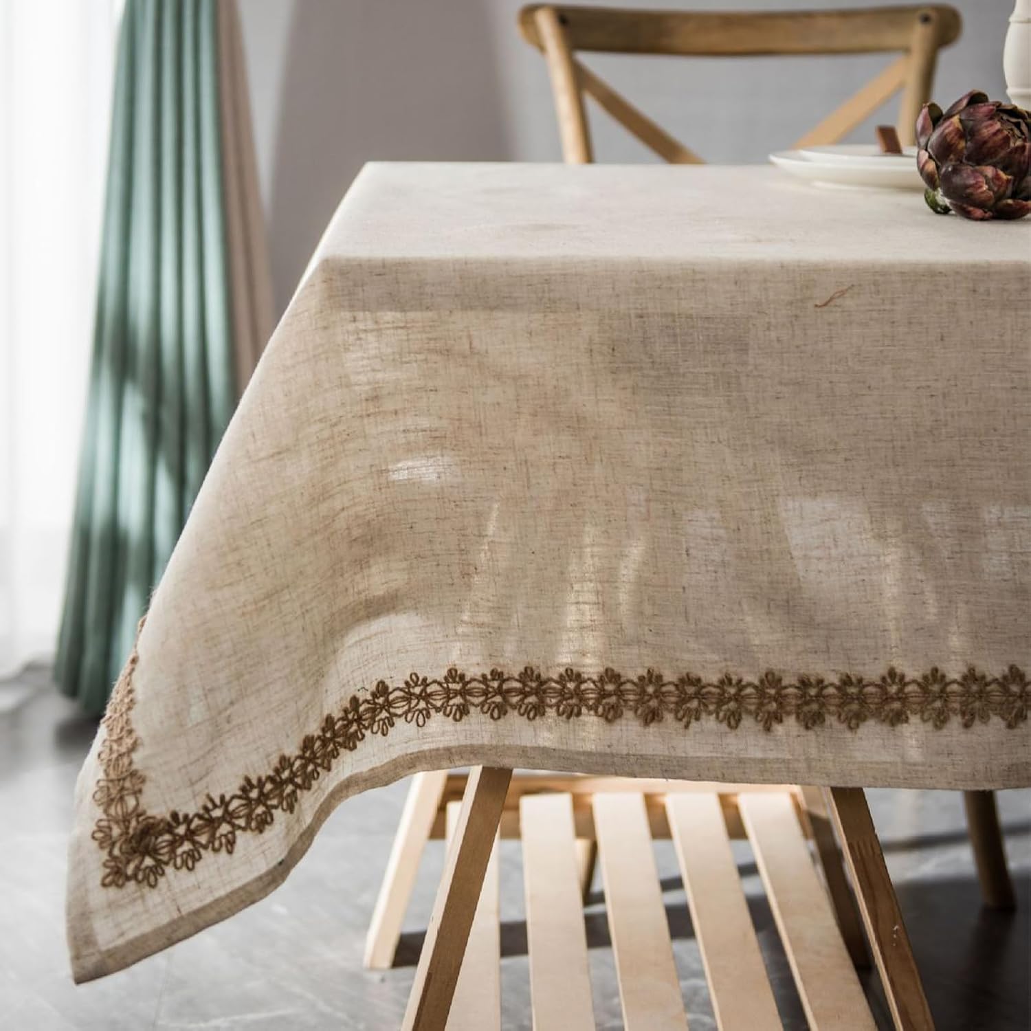 Tovaglia Antimacchia Idrorepellente Jemidi - Per Esterno E Interno, Lavabile - Foto 8