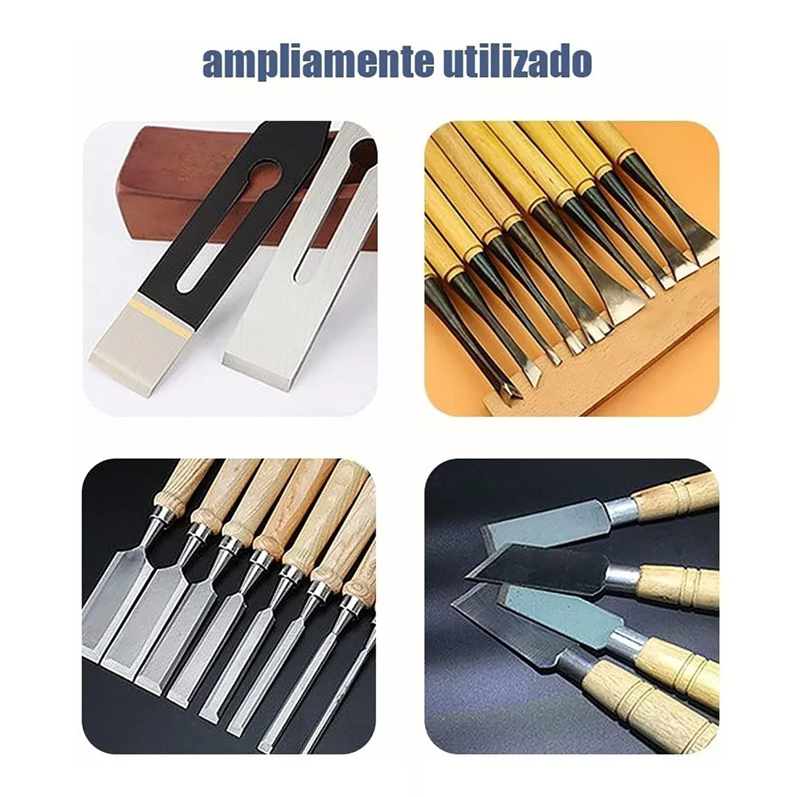 Affilatrice Scalpello e Pialla in Acciaio Inossidabile per Legno
