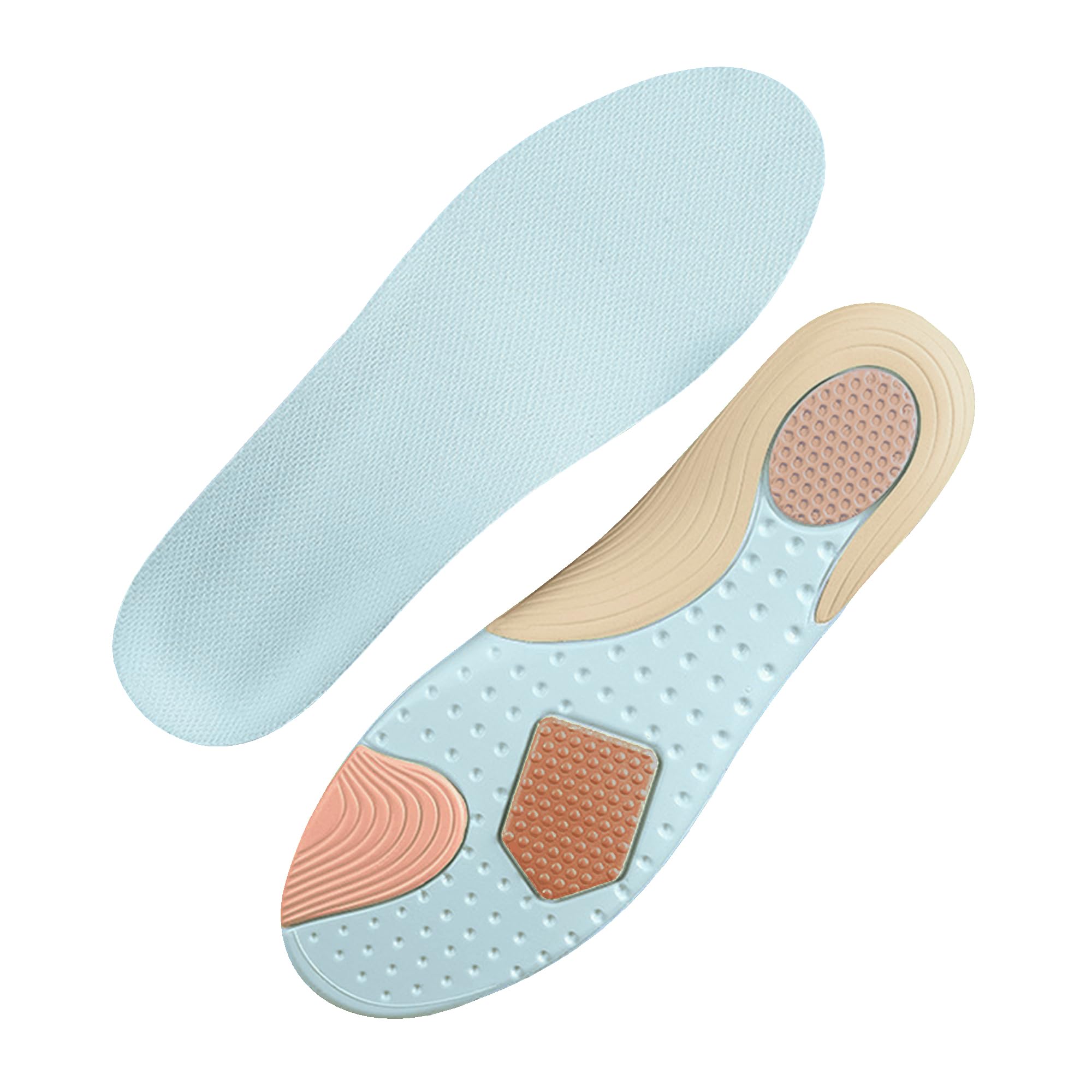 surlees Arch Support Insoles for Men Women - Cushioned Shoe Inserts All-Day Comfort Orthotics for Flat Feet Work