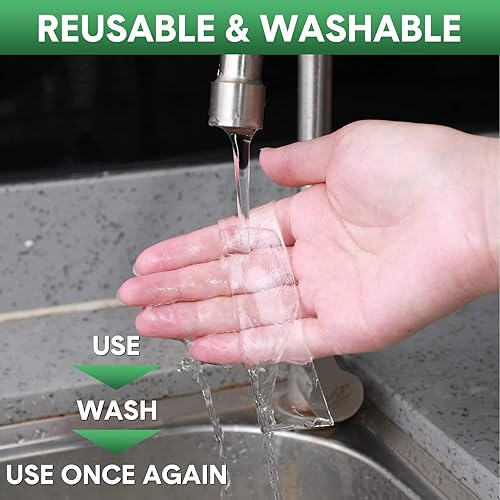 Miniatura 3 de Thenshop 20 rollos de cinta adhesiva de doble cara resistente de 0.59 pulgadas + 1.18 pulgadas en total 98.5 pies de cinta adhesiva de dos caras