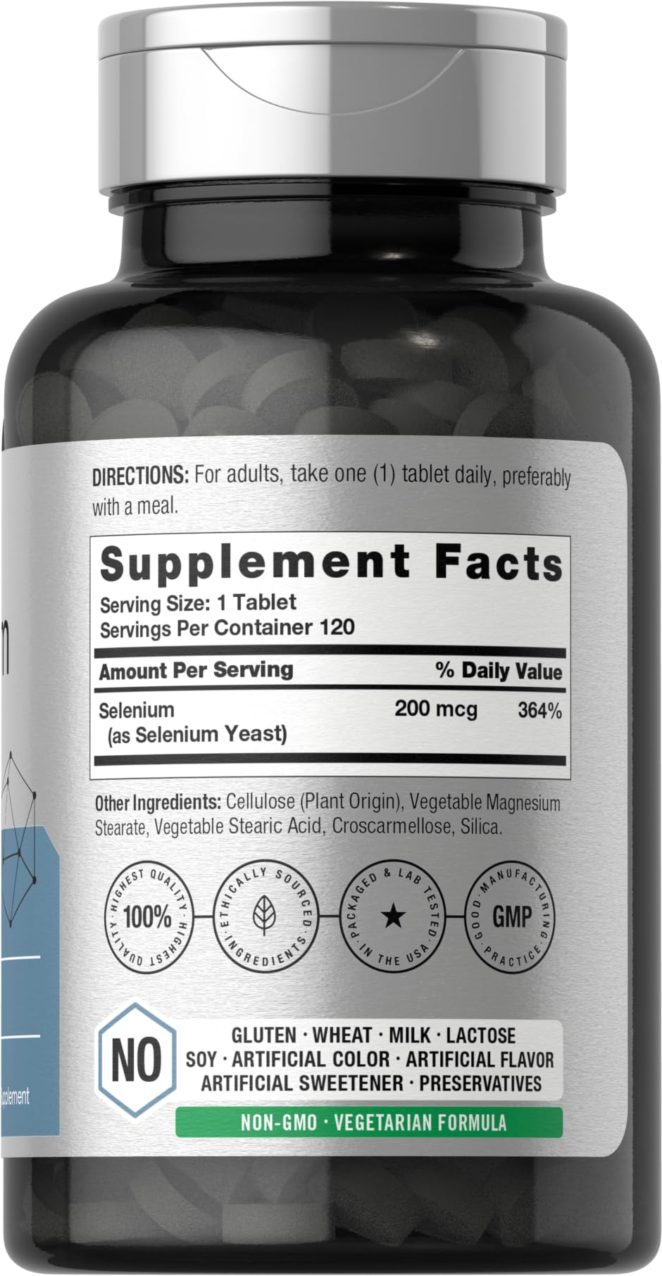 Horbäach Selenium Supplement for Women & Men | 200mcg | 120 Tablets — Amazon image 2