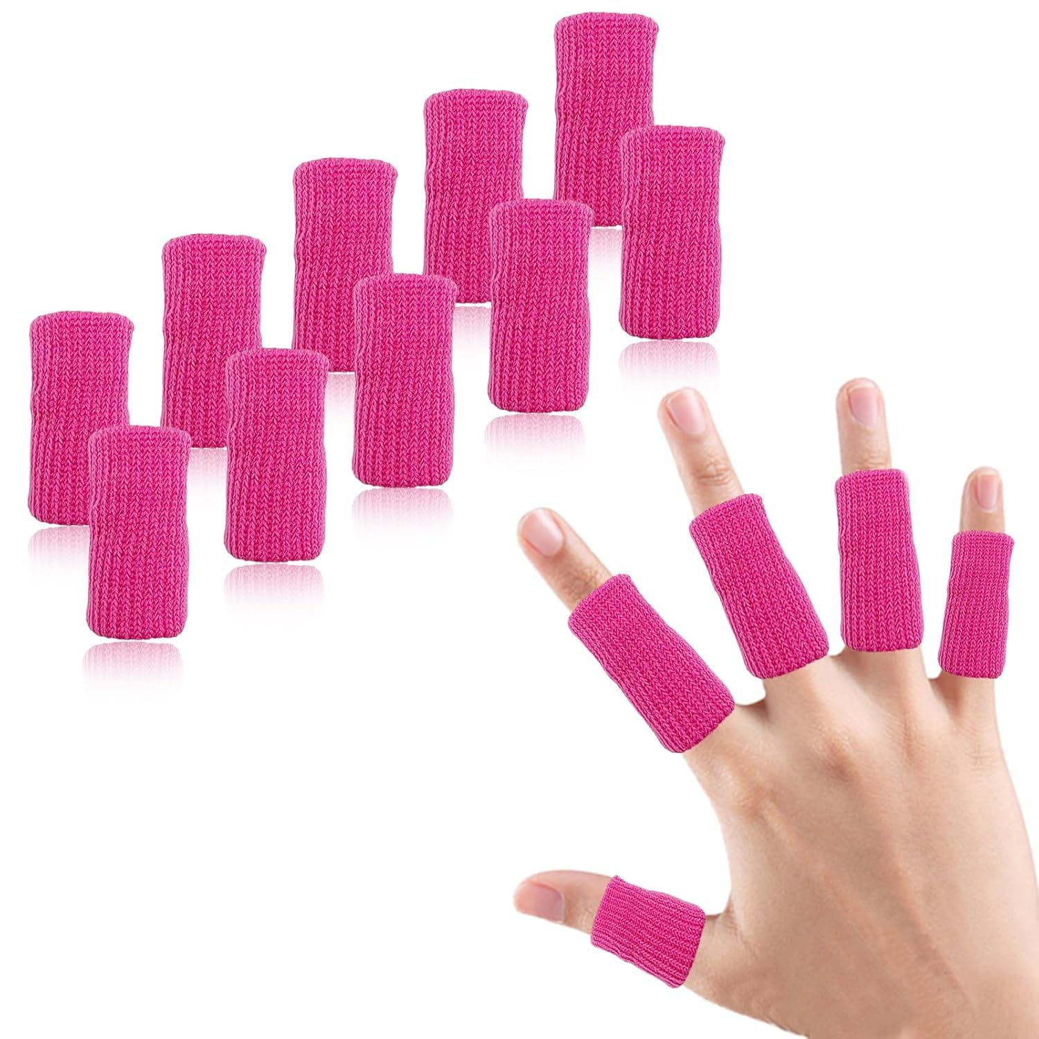 Finger Compression Sleeves - 10 Pack -9 Finger Compression Sleeves - 10 Pack -9