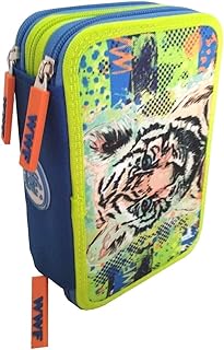 ASTUCCIO SCUOLA WWF A Living Planet 3 PIANI ZIP COMPLETO 2020 + omaggio penna glitterata + omaggio segnalibro