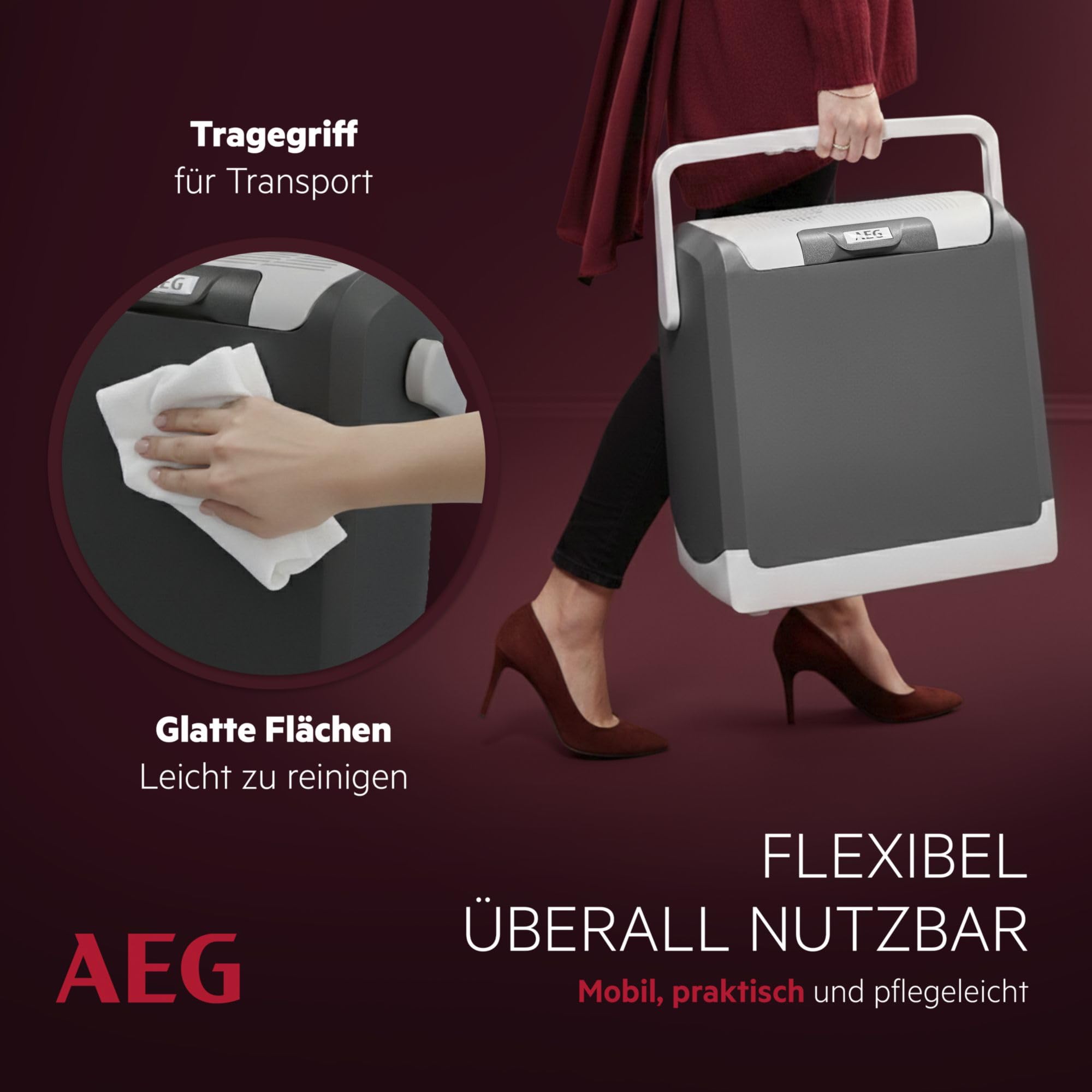 Aeg Automotive 11084 Lodówka, Szary, 44 x 33 x 46 cm; 5.9 kg, 20 l
