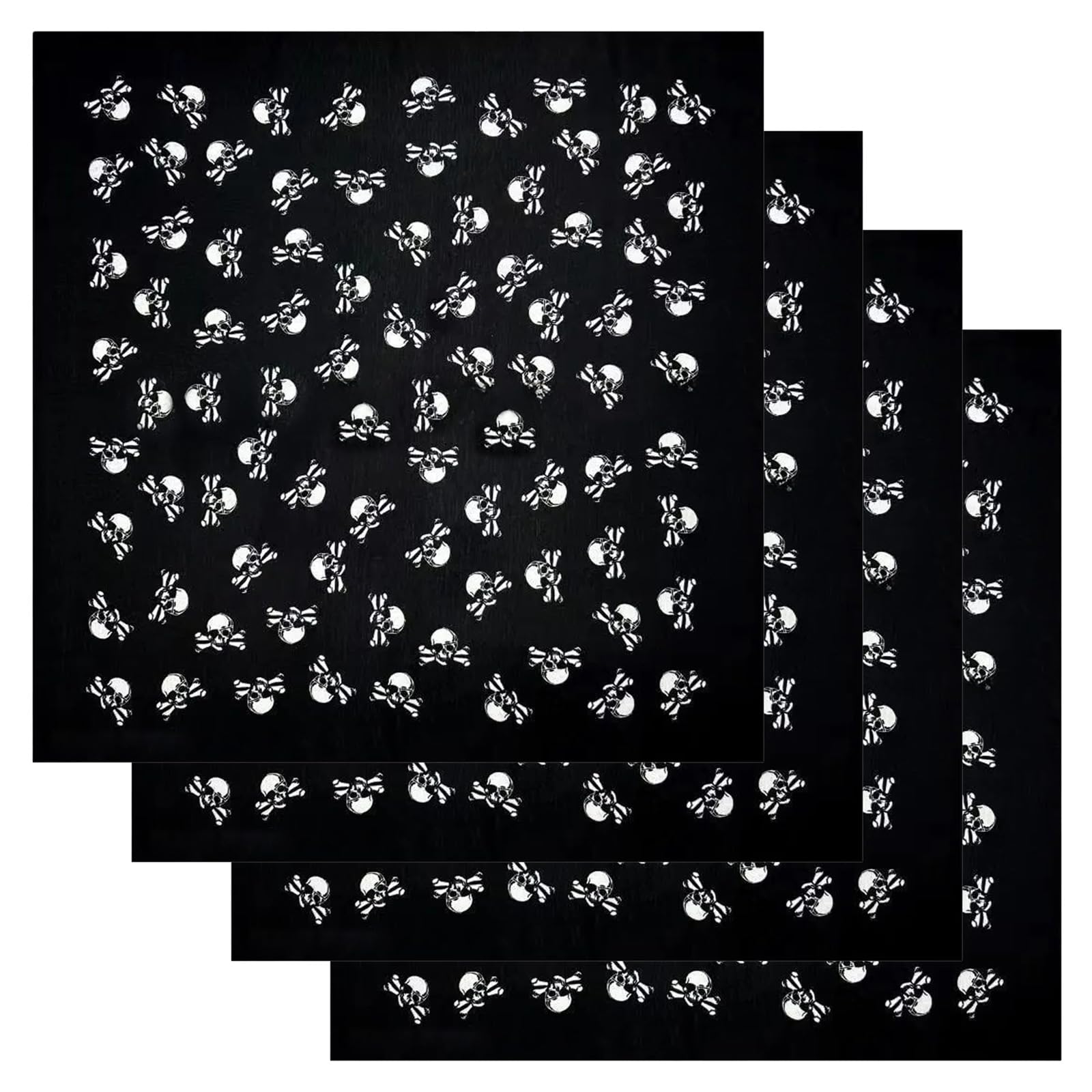 MICFENY Breathable Polyester Skull Pattern Scarf Multifunctional Neck For Sports Enthusiasts