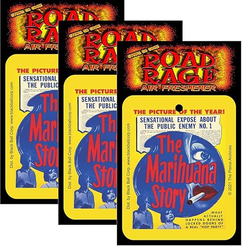 Miniatura 2 de The Marihuana Story Road Rage Air Freshener - Vanilla Scent - 3 Pack