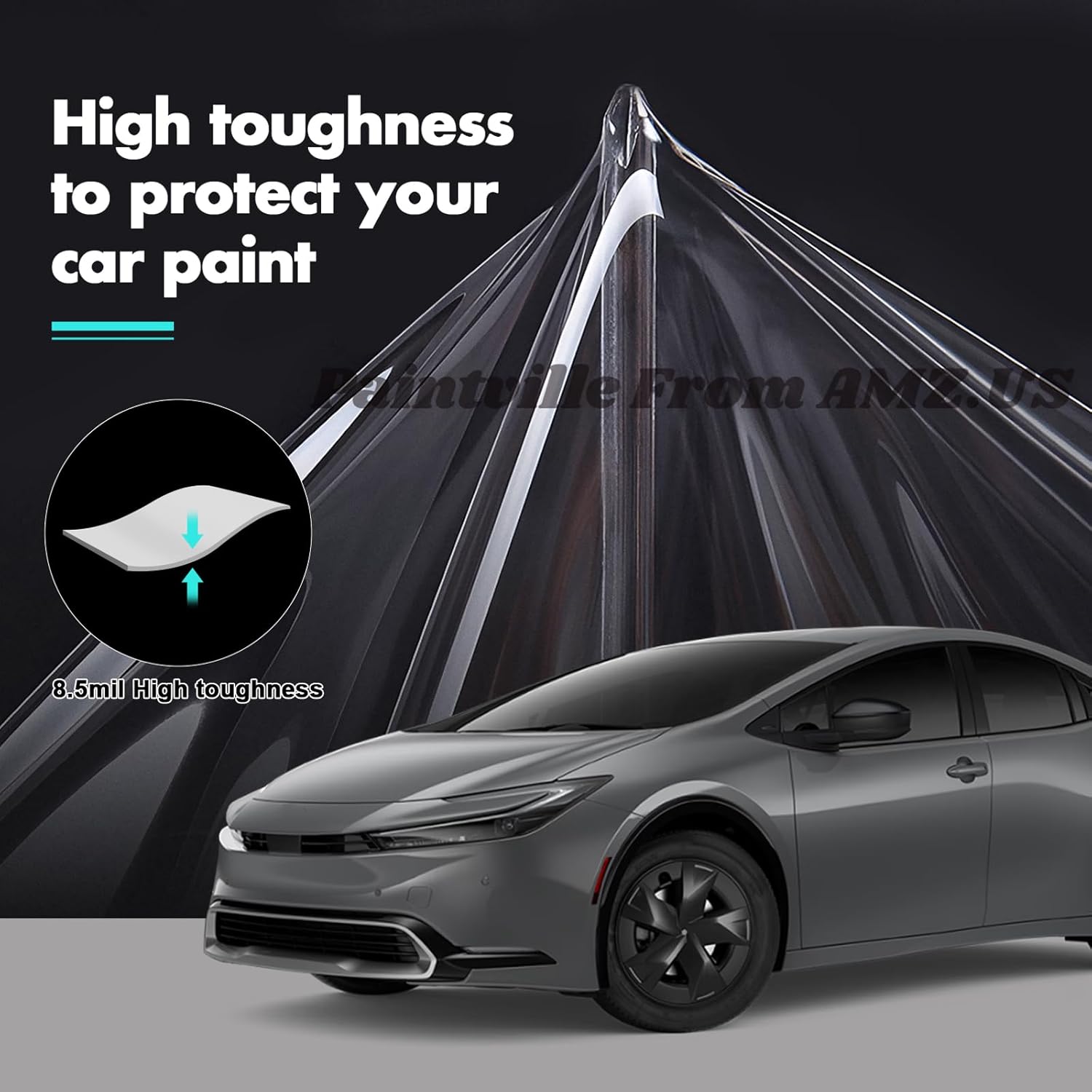 for Toyota Prius Prime 2023 2024 SE XSE Premium LE XLE TPU PPF Paint Protective Film Anti Scratch Self Healing Shield Guard with Install Kit Car Finishing Accessories Bumper Headlight