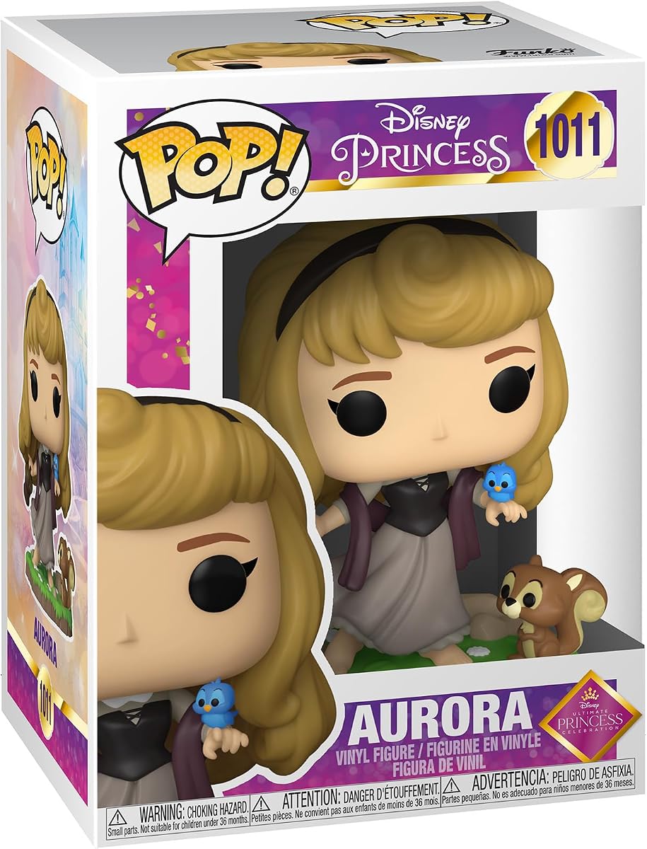¡ESTALLIDO! Disney: Princesa definitiva - Aurora | Mercancía oficial - Figura de vinilo coleccionable para exhibición en estantería - Idea de regalo de cumpleaños para fanáticos y coleccionistas