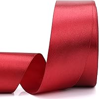 Vista 65 de Cinta blanca de 1-1/2 pulgadas, para envolver regalos, 50 yardas, perfecta para boda, fiesta, corona, costura, accesorios para el cabello