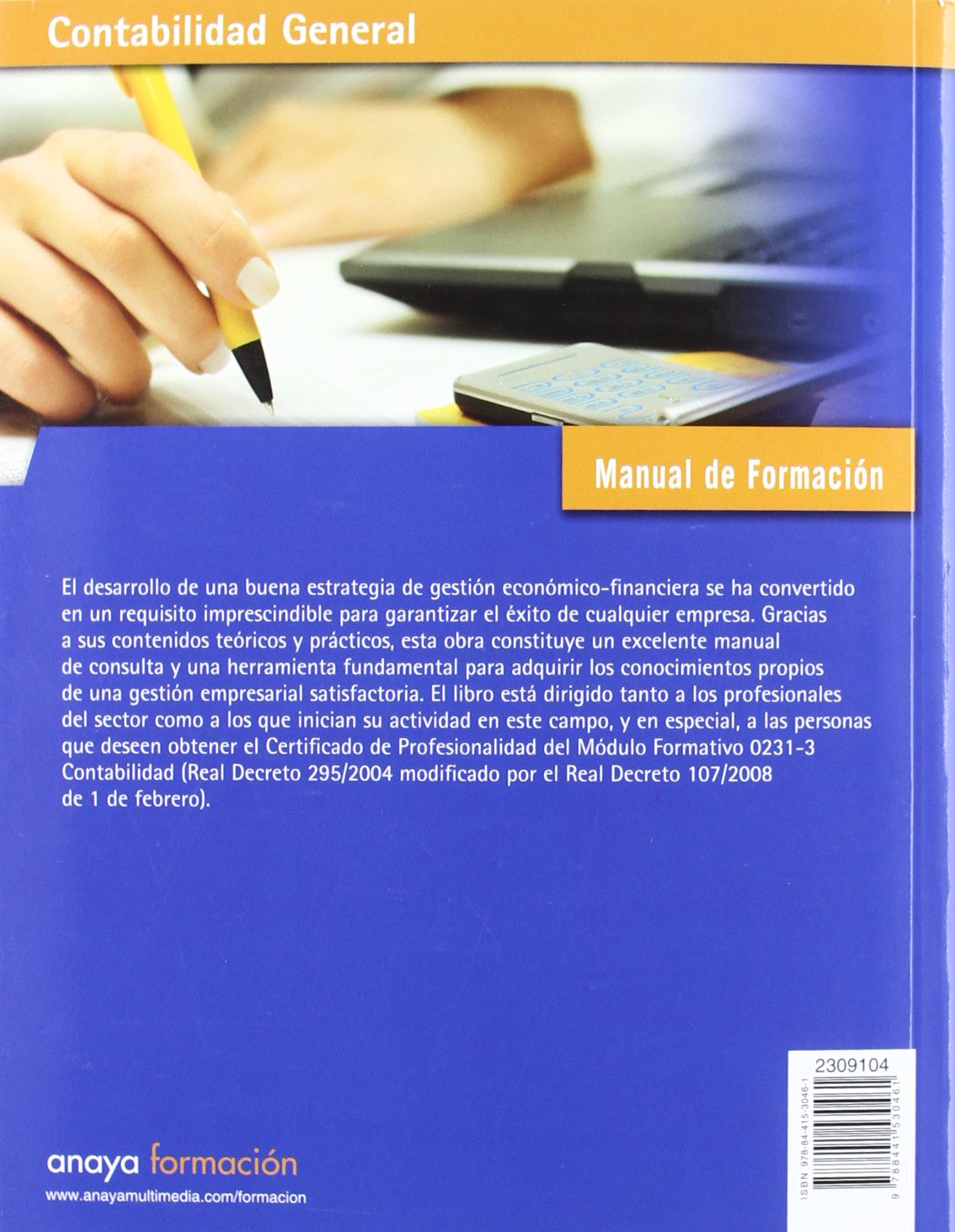 Contabilidad General (MANUALES DE FORMACIÓN)