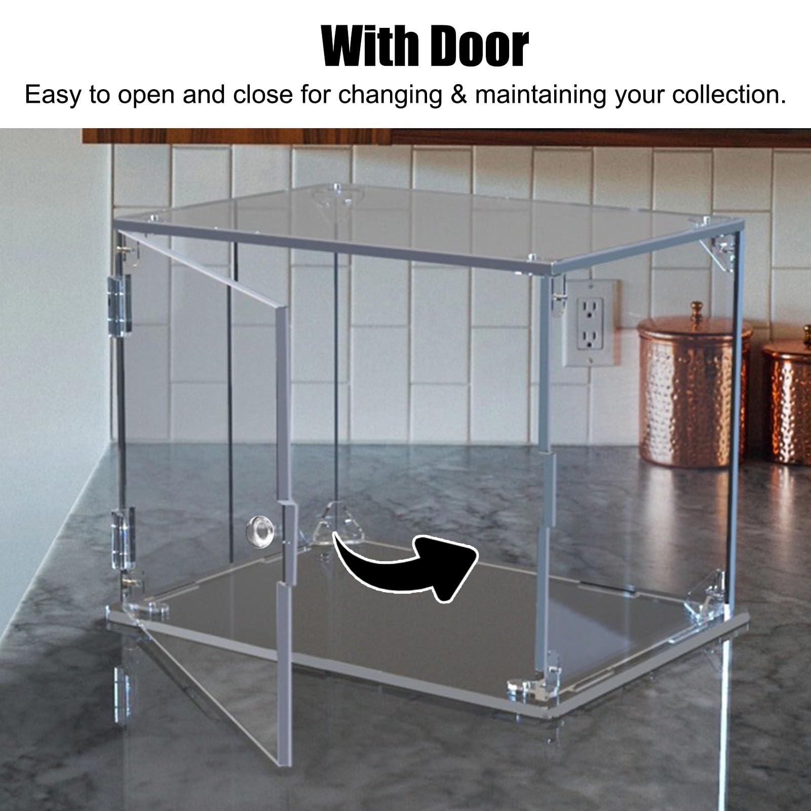 Amazon.co.jp: コレクションケース アクリル 高さ60cm、50cm、40cm