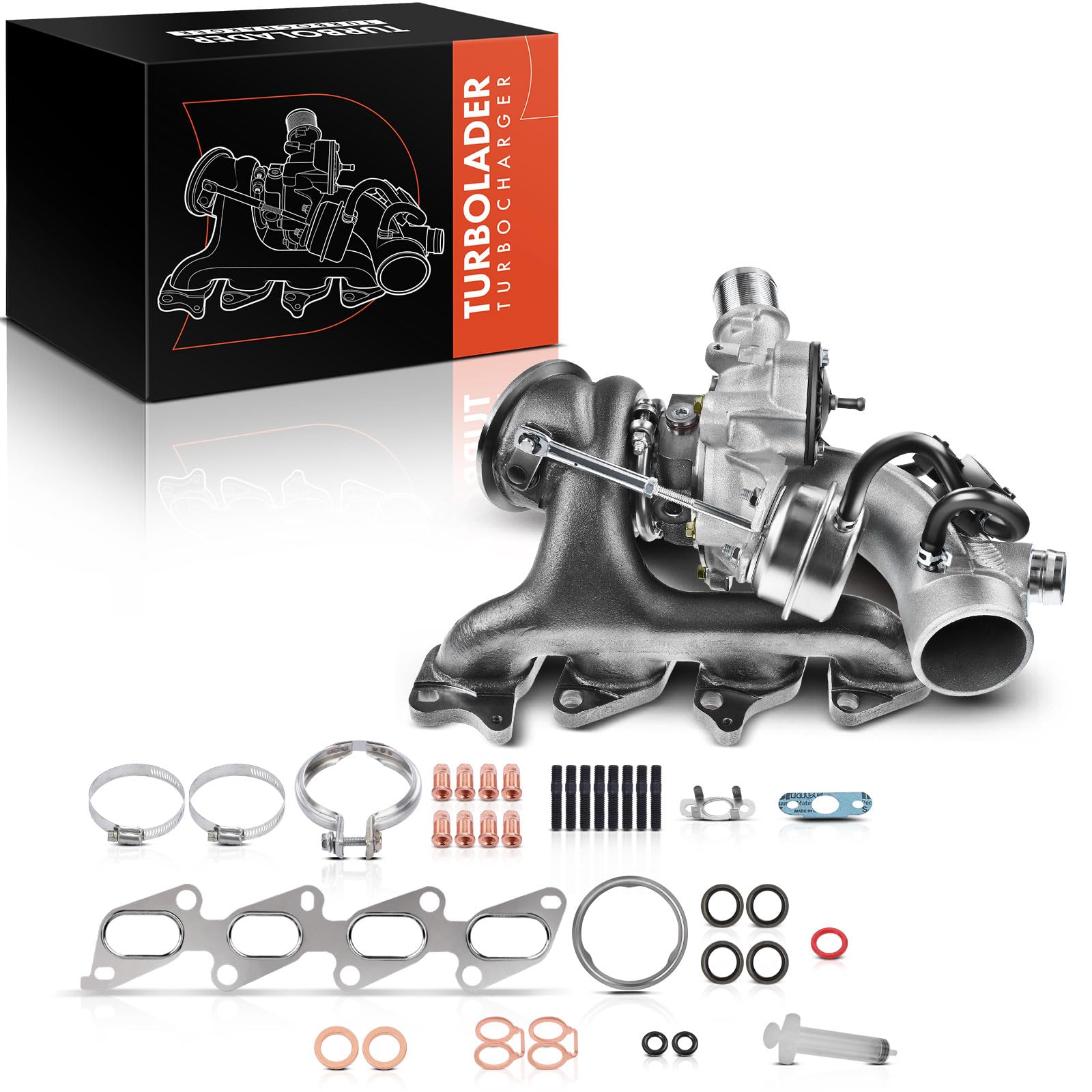 Frankberg Turbocompressore per gas di scarico 55565353 | Compatibile con: Corsa D S07, Cascade W13, Astra J P10, Corsa E X15, Astra J Caravan P10, Insignia A Sports Tourer G09