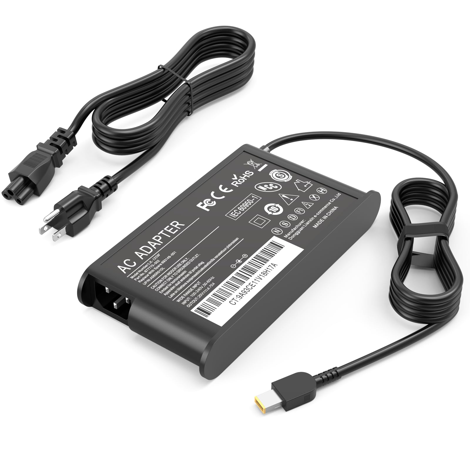 OSISZI 135w Laptop Charger Compatible with Lenovo LOQ 15 16 15.1" 15IAX9 15APH8 15IRH8 16APH8 16IRH8 ThinkPad Z16 P16s P15s P14s E16 E15 E14 RTX4050