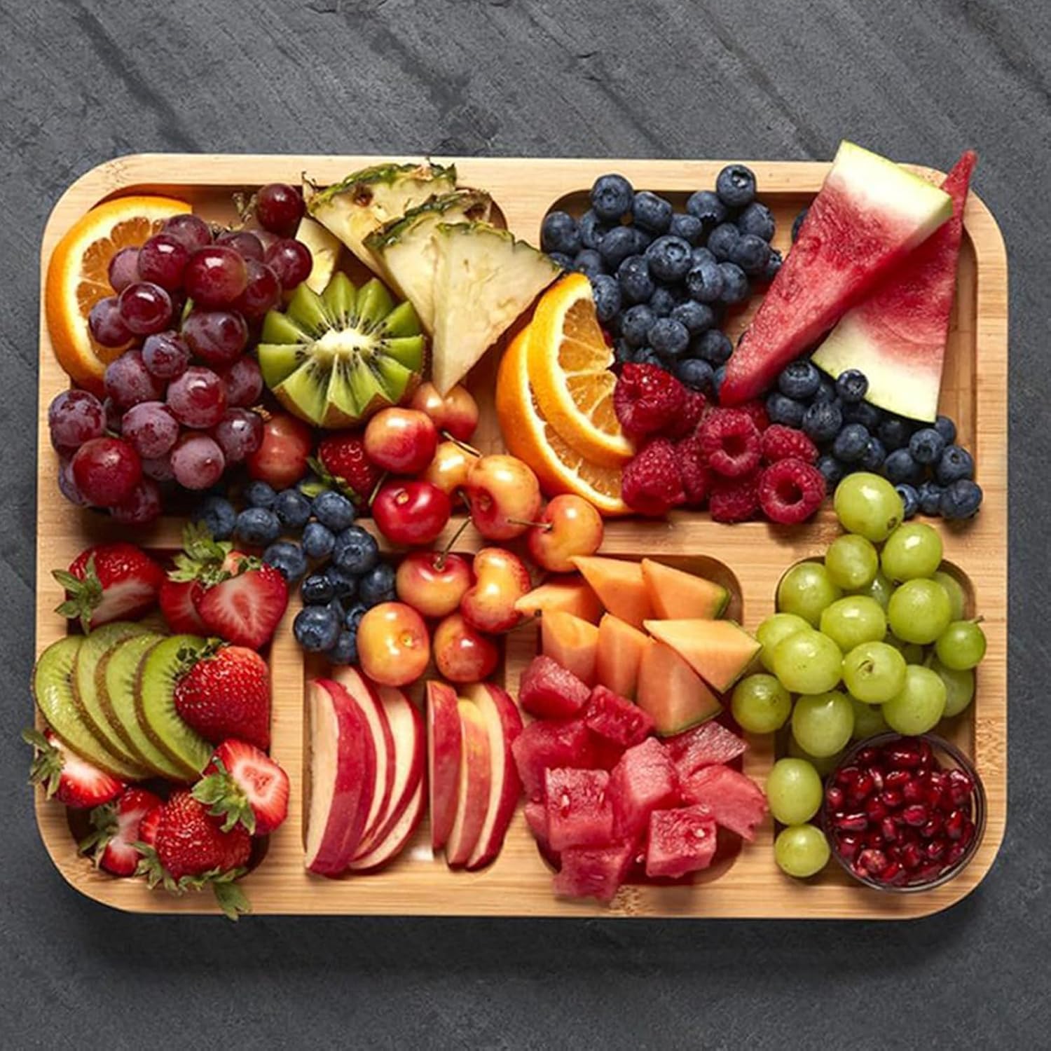 Planche à fromage et plateau à charcuterie en bois avec couvercle de protection, ustensiles de cuisine portables pour fêtes, pique-niques et service à la maison