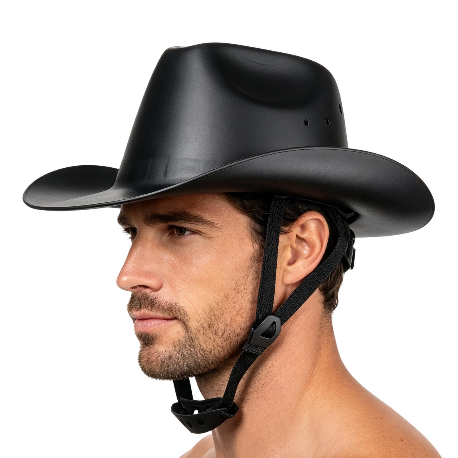 Cowboy Hard Hat regulowany kask przeciwsłoneczny z paskiem pod brodę