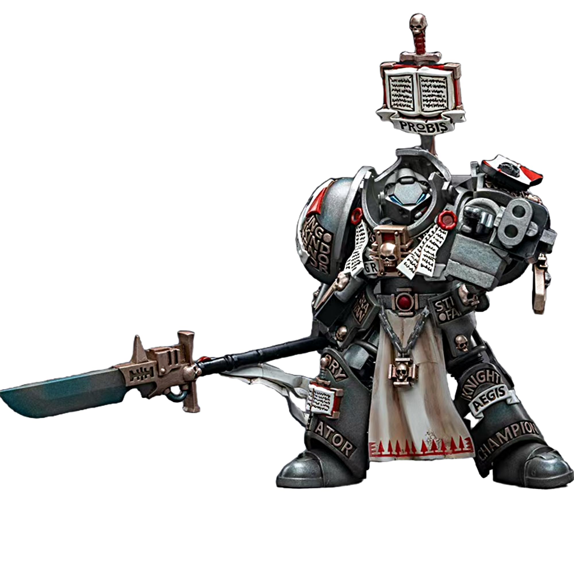 JOYTOY Warhammer 40K figurki akcji 1/18 szarych rycerzy terminator Jaric Thule model kolekcjonerski