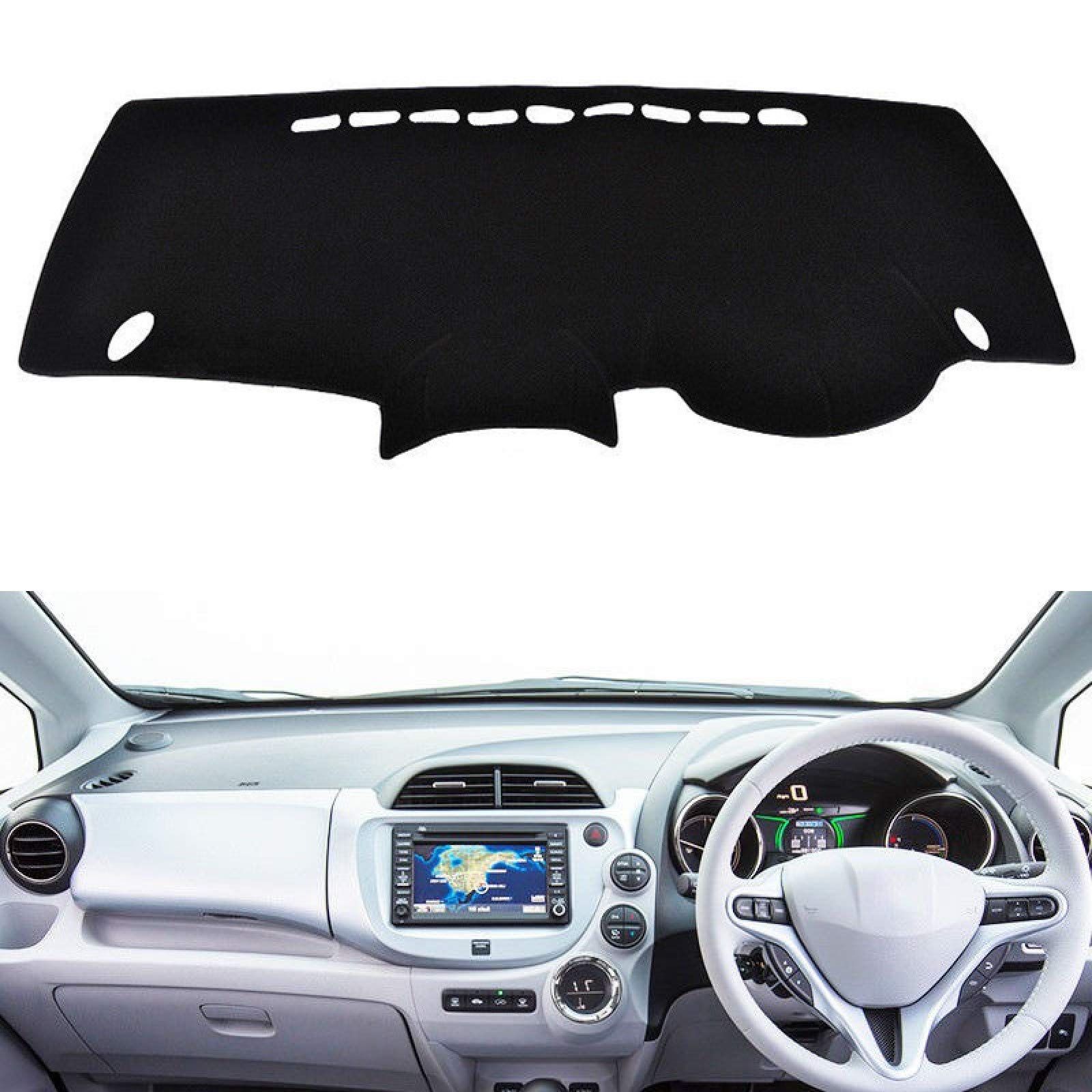 Dashboard Cover Dash Mat for Honda Fit Jazz 2009-2013 Dashboard Cover Mat Sun Shade Protect Carpet Anti-Glare
