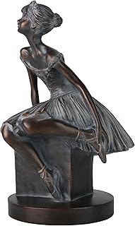 Ballerina Figurines - Ballerina Statues Resin Bronze Finish Sculpture Vi...