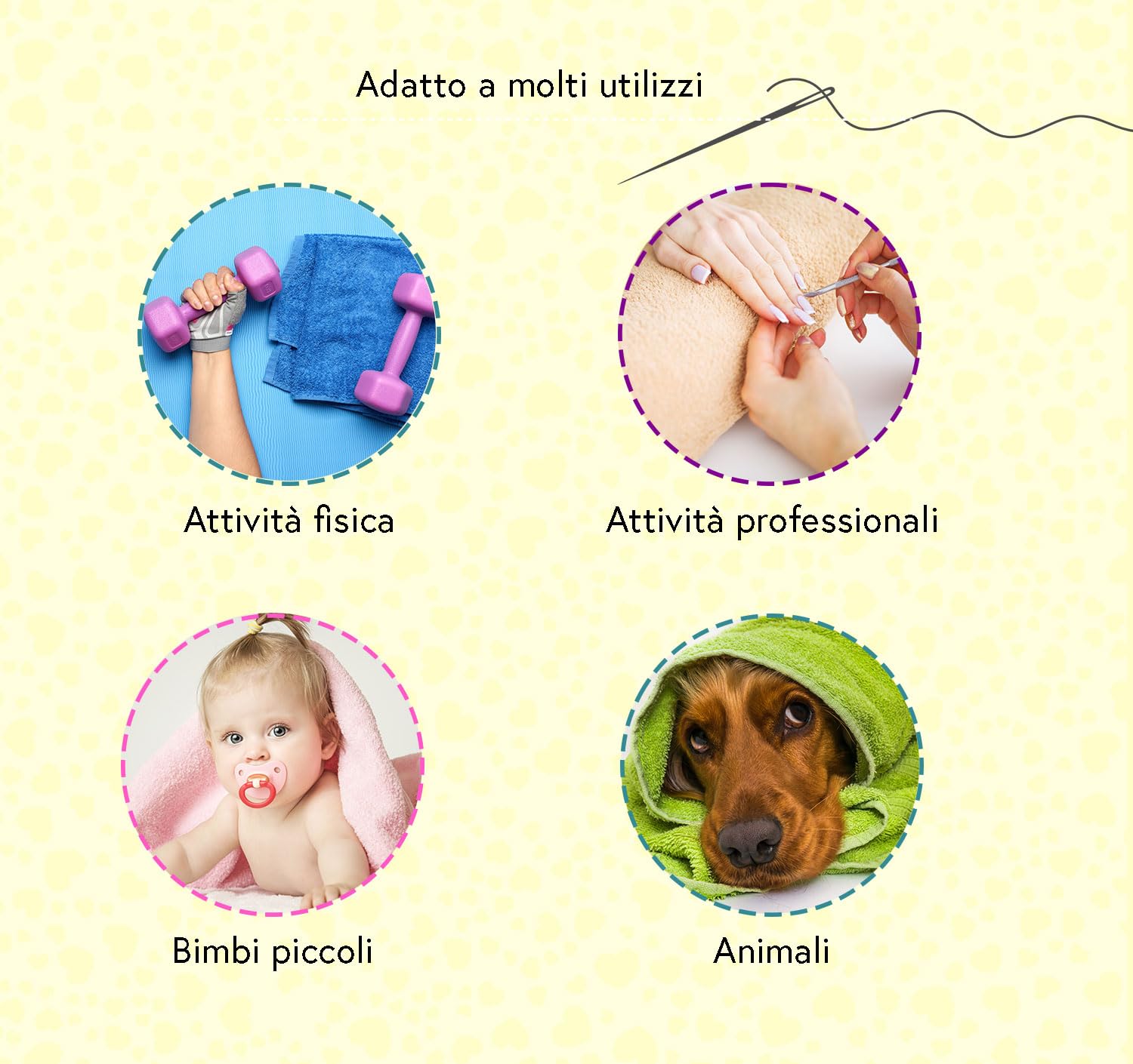 5 Pezzi Asciugamani Asilo, Asciugamani Bambina, Asciugamani Asilo Bambino, Asciugamano Microfibra, Asciugamani Bambino, Asciugamano Asilo Personalizzato, Asciugamano Piccolo