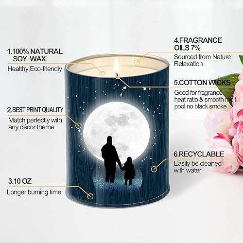 Miniatura 2 de Regalos para papá, velas de Navidad para papá, regalo de cumpleaños para papá, regalo del día del padre de hija, regalos geniales para papá de hija,