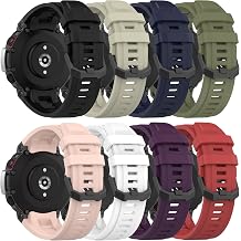 فرقة QGHXO لـ Amazfit T-Rex 2، فرقة استبدال سيليكون ناعمة لـ Amazfit T-Rex 2/ساعة ذكية ذات حافة نشطة بدون تعقب، فرق بديلة فقط