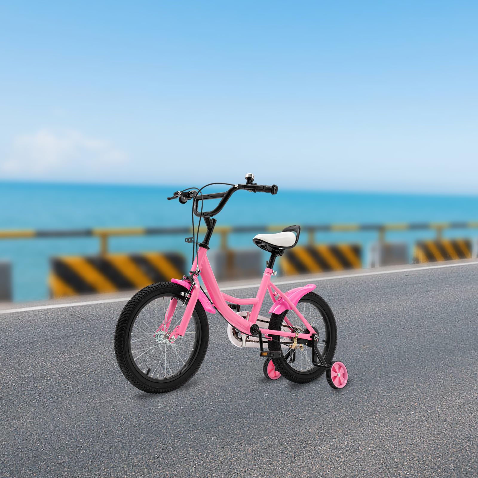 WAPHOERTE Bicicletta Da 20 Pollici, Per Babini, Portata Fino A 85 Kg - 3
