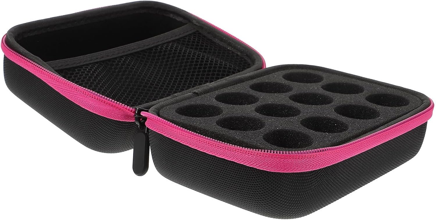 Waterproof Portable Essential Oil Bottle Holder Travel Storage Bag Made of Sturdy 600d Oxford Cloth, Easy to Organize and Scratch-proof Multipurpose Cosmetic Organizer for Roller