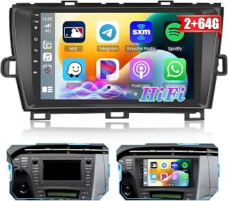 5G WiFi Android 13 Stereo for Toyota Prius 2010-2015, [HiFi] 9 Inch IPS HD Touch Screen for Prius Car Radio with Wireless CarPlay Android Auto/Bluetooth/GPS + Backup Camera