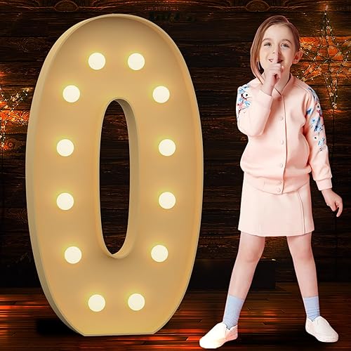 Miniatura 1 de Letras iluminadas de marquesina de 4 pies, letras grandes de marquesina, letras gigantes para baby shower, fiesta de cumpleaños, decoración de telón