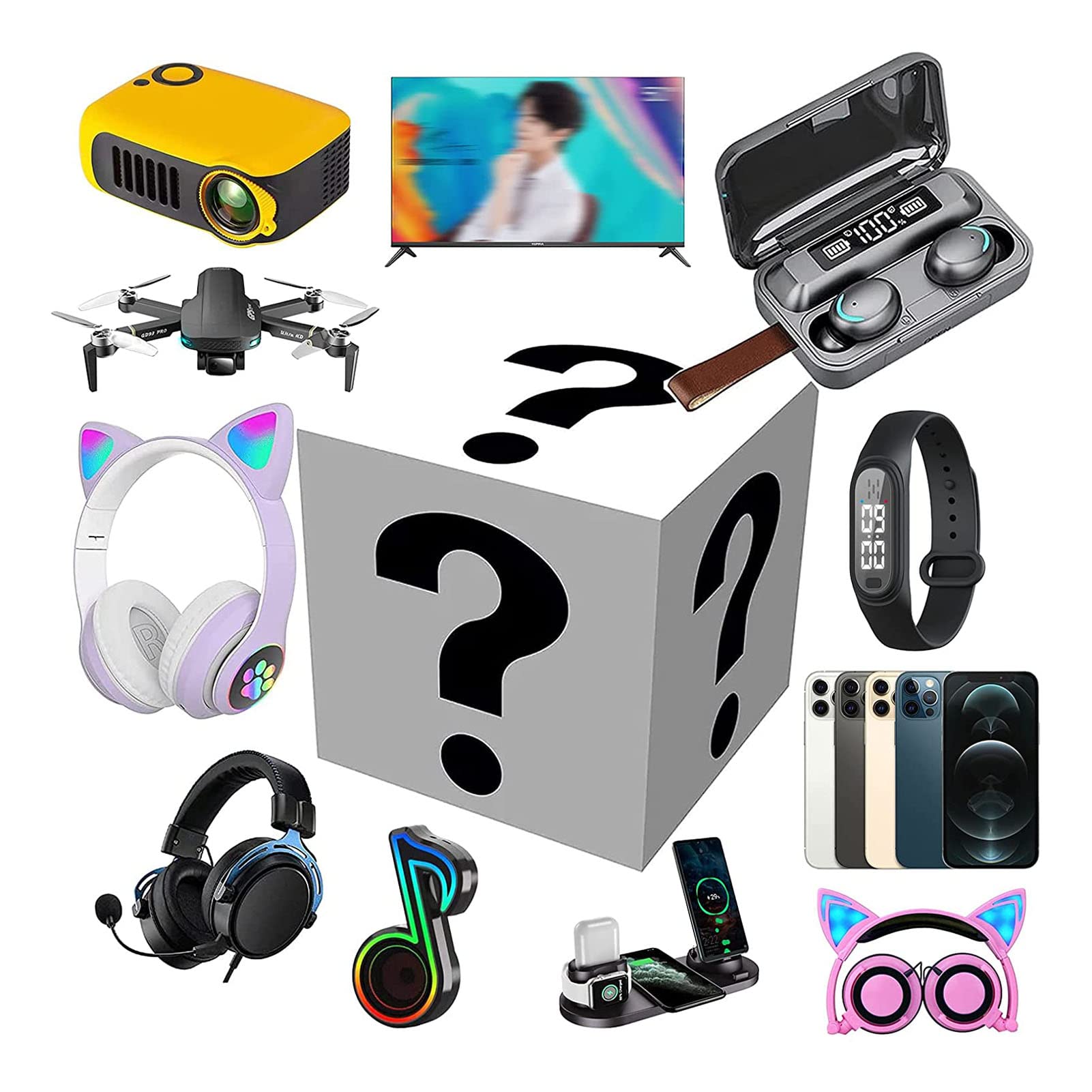 Buy Mystery Box, Electronic Blind Box, Lucky Box Surprise Box, 100