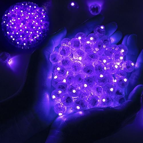 100 mini luces LED redondas, de largo tiempo de espera, multicolor, linterna de papel, luces para fiesta de cumpleaños, Navidad, decoración de