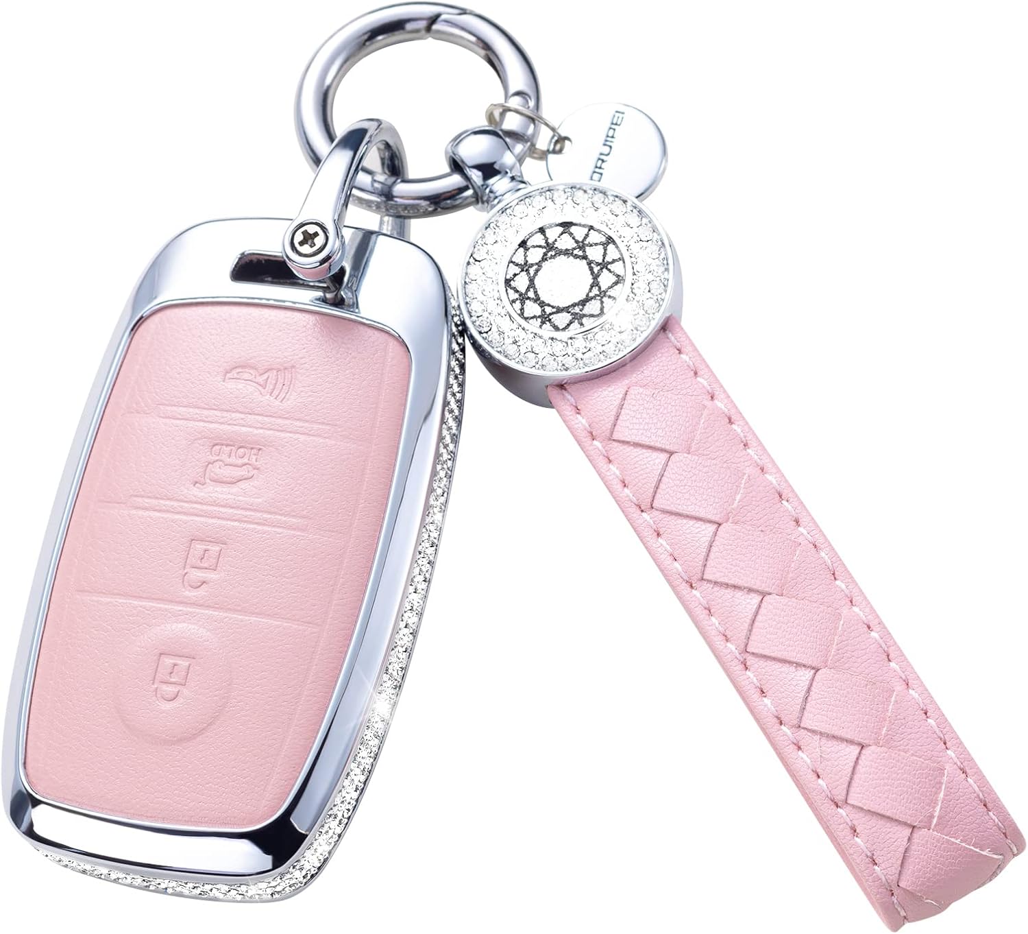 Funda para llavero Kia, Rosado, Moderno Funda para llavero Kia, Rosado, Moderno