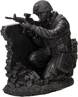 Pacific Giftware America's Finest Brave Soldier Holding Position Military Heroes Collectible Figurine