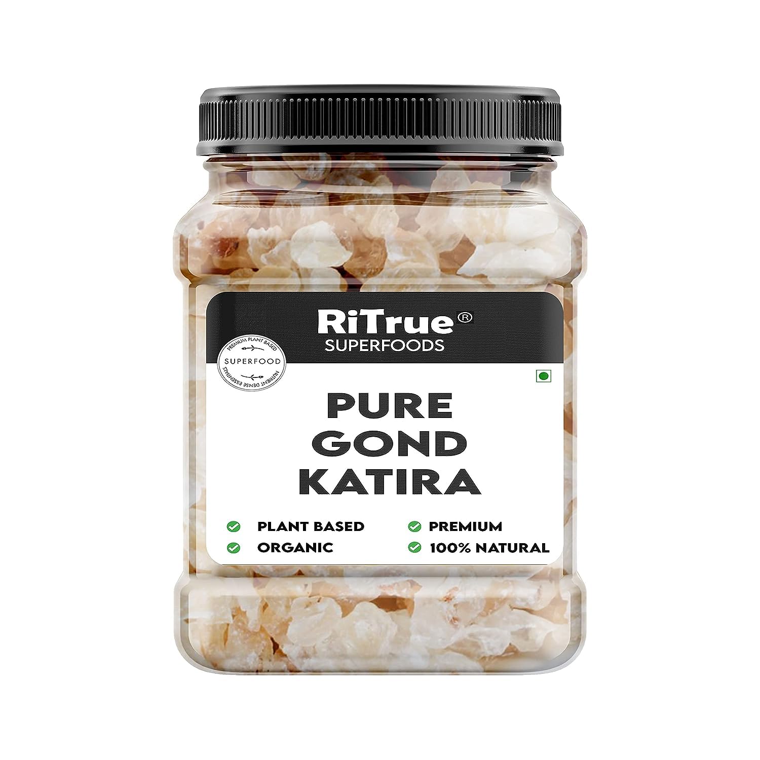 EXPORT STORE Gond Katira Pure Organic Edible Gum 300 Gm tragacanth Crystals Natural badam Pisin Almond Gum
