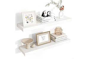 Floating Crevice Shelves for Creative Display