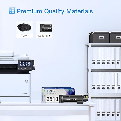 Miniatura 4 de LxTek Cartucho de tóner compatible 6510 6515 106R03480 106R03477 106R03478 106R03479 Reemplazo para Xerox Phaser 6510, WorkCentre 6515 de alto