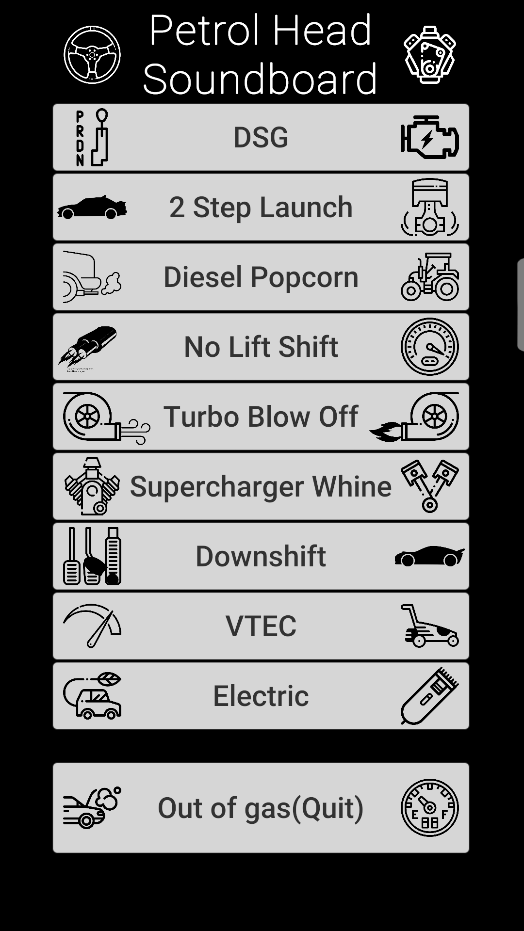 Car Sounds Free App on Amazon Appstore