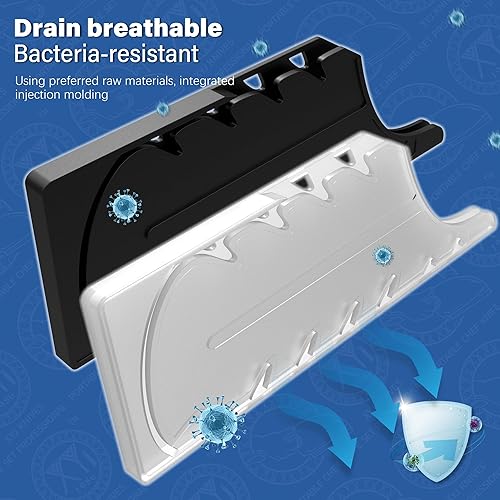 Miniatura 8 de Authentic XYJ Since 1986, 2 fundas largas para cuchillos con soportes, cubierta de hoja de cuchillo de chef, fundas para cuchillos de cocina,