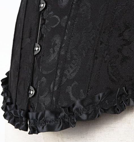 Miniatura 8 de Zhitunemi Tops de corsé renacentista para mujeres corsés blancos trajes de Halloween de talla grande - Ren Faire para el festival del Renacimiento