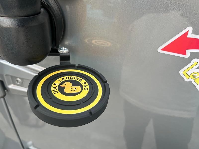 Suporte para Pato Decorativo no Espelho Jeep Wrangler JL JLU e Gladiator JT 2018 em diante RDFUN RF-001