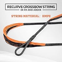 Vista 4 de Cobra Adder R9 - Cuerda de ballesta de 19.3 pulgadas, cuerdas de repuesto para tiro con arco