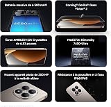 XIAOMI Redmi Note 15 Pro 5G, Smartphone 8+256 GB, Massive 6580mAh Battery, IP66/IP68, New 200MP Camera, 6.83" AMOLED Display, Black, Warranty 2 years, Charger Not Included - 3