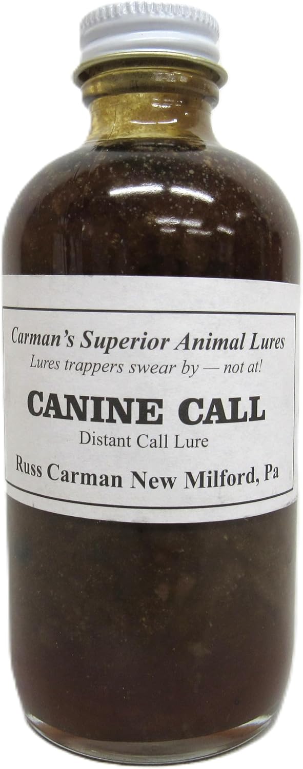 Canine Call Lure Fox and Coyote by Russ Carman 4 Ounce Bottle