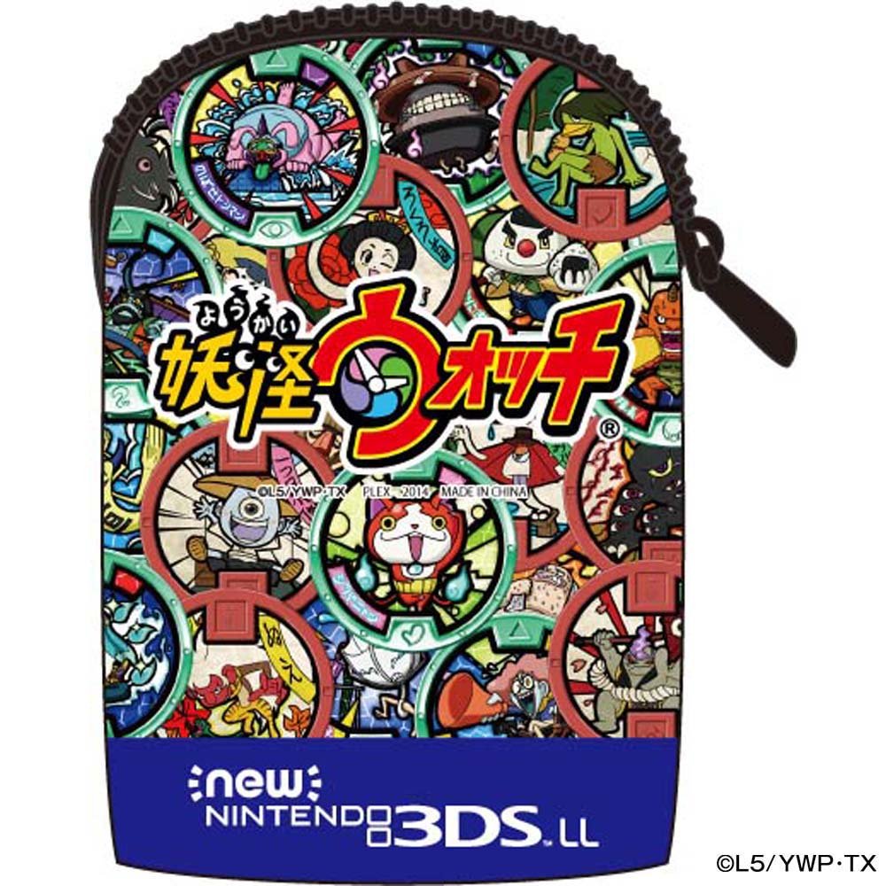 Amazon | 妖怪ウォッチ new NINTENDO 3DSLL 対応 ソフトポーチ メダル