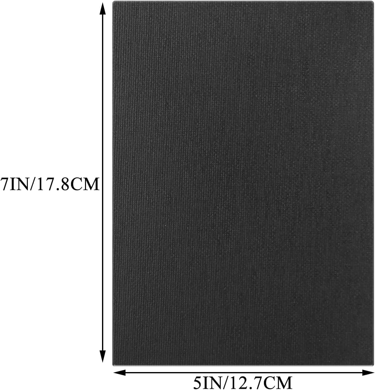 36 Pack 5 x 7 Inch Black Canvases for Painting Canvas Panels Cotton Canvas Board for Oil Acrylic Painting