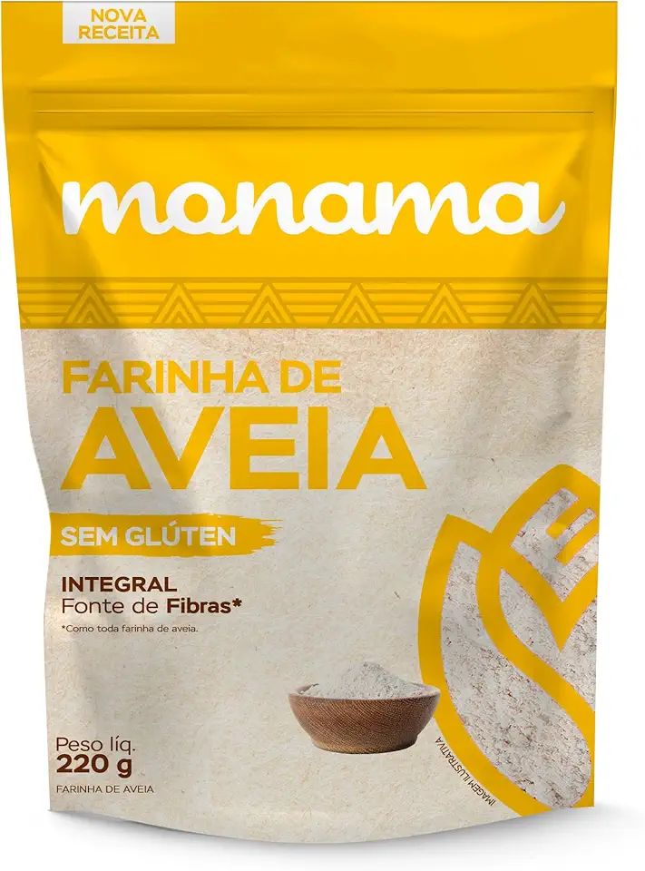 Monama Farinha de Aveia Sem Glúten 220g