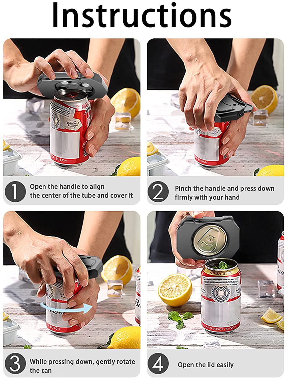 Amazon | 日本専用缶切り 手動缶オープナーボトルツール カン