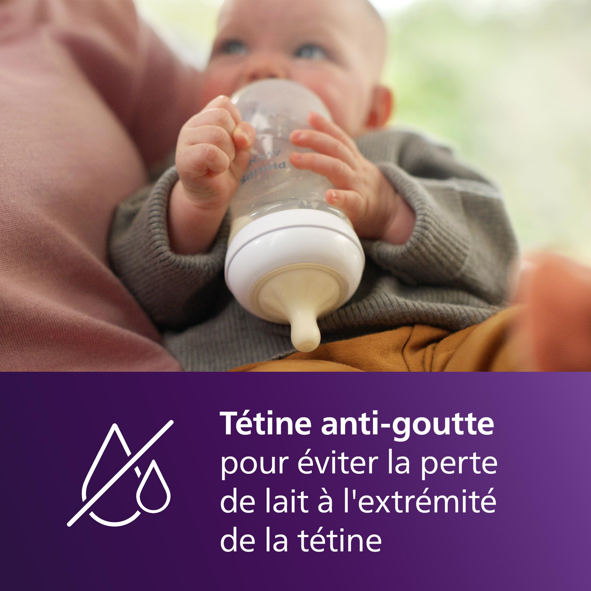 Philips Avent Lot de 2 tétines pour biberon à Réponse Naturelle 0% BPA, Débit 5 pour Bébé de 6 mois + (modèle SCY965/02) - 4
