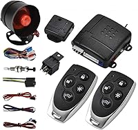 Vista 1 de Cerradura de puerta de automóvil con control remoto universal, con caja de control y 2 controles remotos de repuesto
