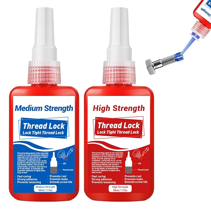 锁定螺纹胶水 50ml x2 中高强度防松胶